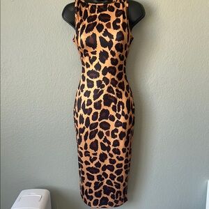 Leopard Print Bodycon Dress